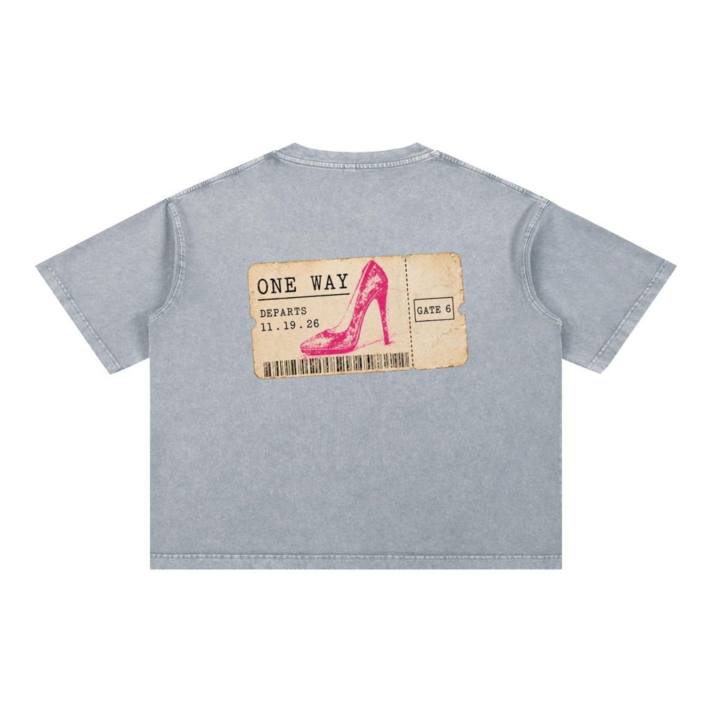 One Way Tee - Light Gray