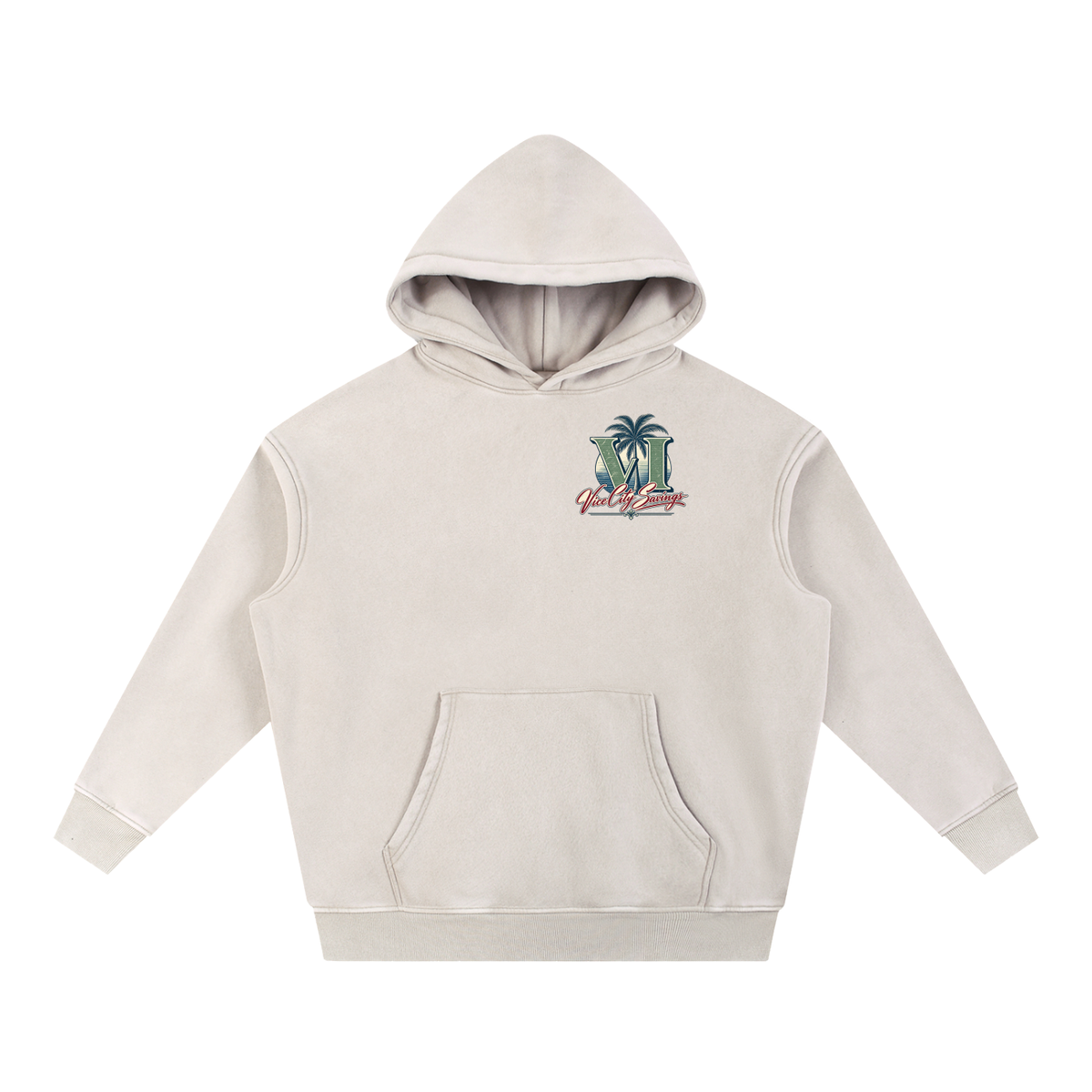 Banknote Oversized Hoodie - Mild Apricot