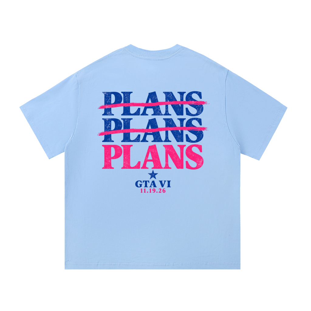 Plans Tee - Blue