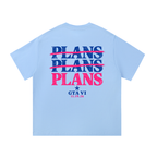 Plans Tee - Blue