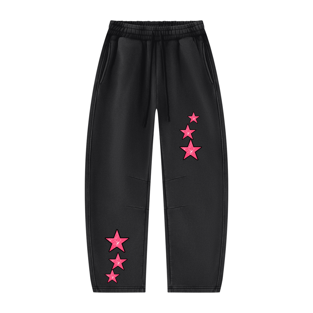 Star Sweatpants - Black