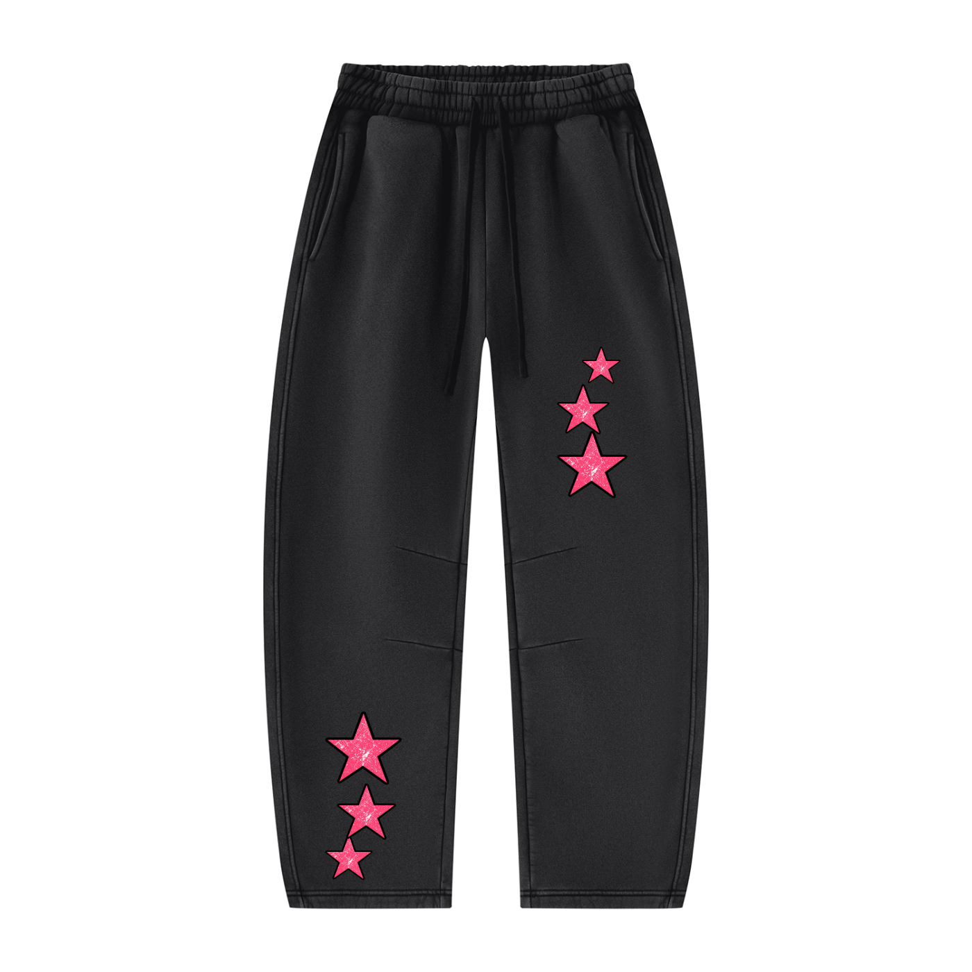 Star Sweatpants - Black