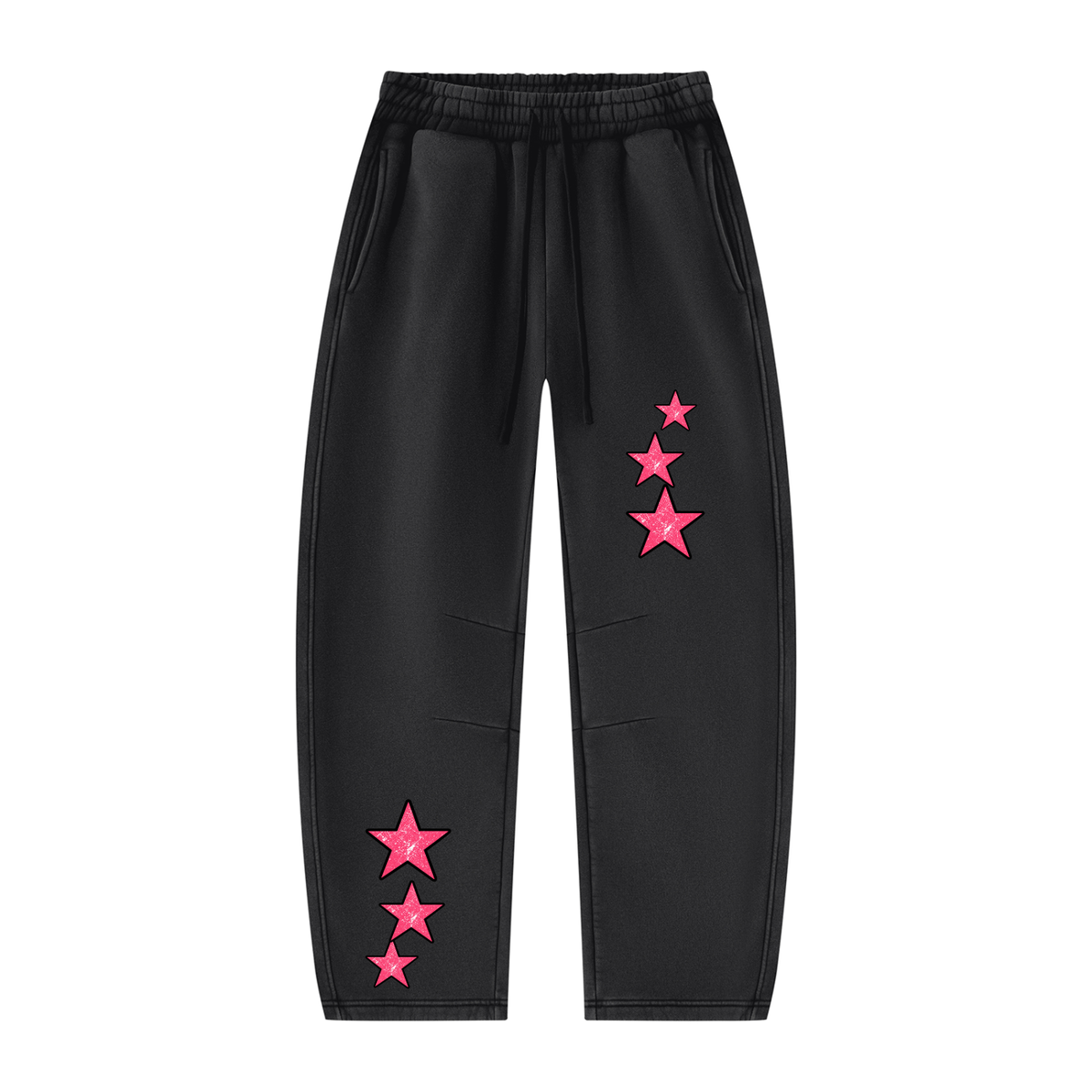 Star Sweatpants - Black