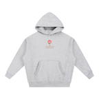 Flamingo Oversized Hoodie - Flower Gray