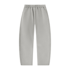 Pink Heel Sweatpants - Light Gray