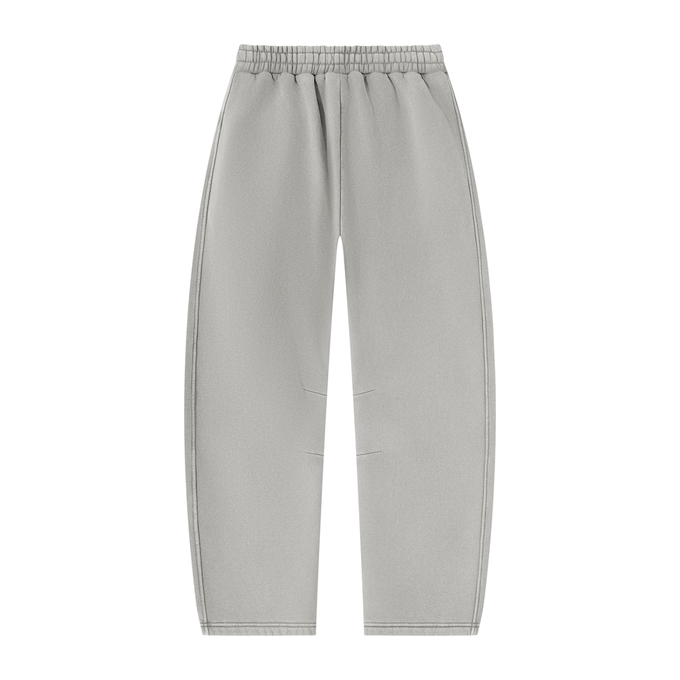 Pink Heel Sweatpants - Light Gray