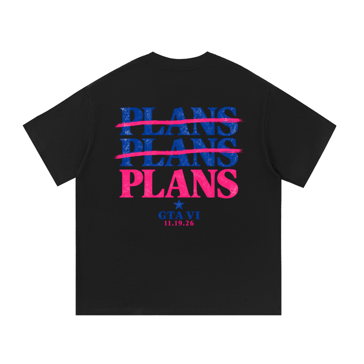 Plans Tee - Black