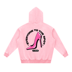 Everyone To The Spot Oversized Hoodie - Pink