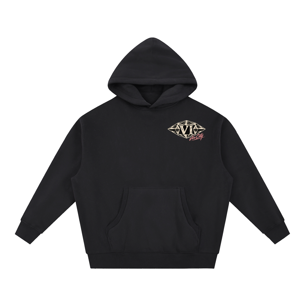Essential Oversized Boxy Fit Fleece Hoodie
