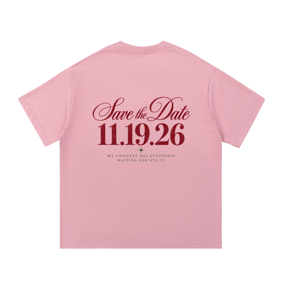 Save The Date Tee - Pink