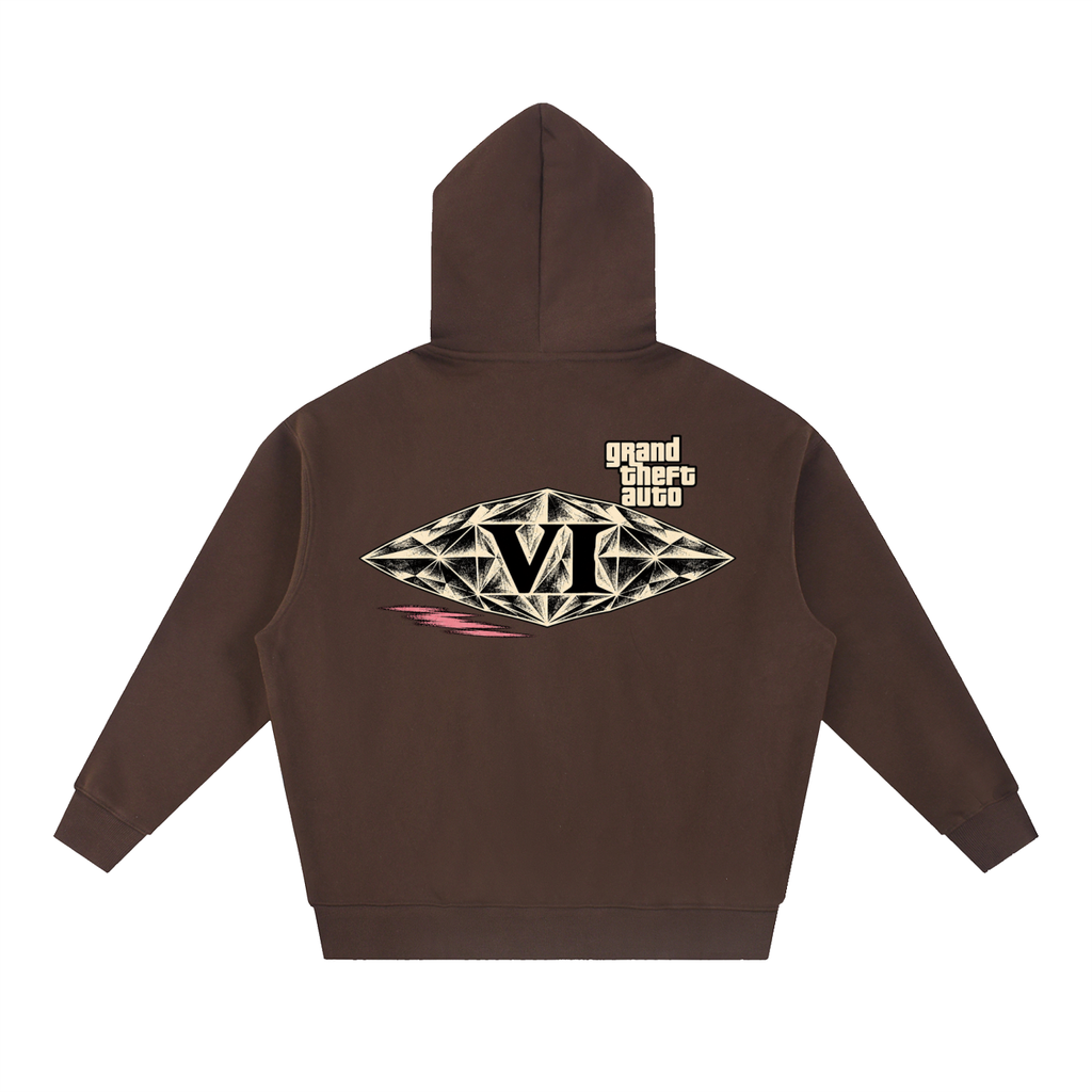 Essential Oversized Boxy Fit Fleece Hoodie