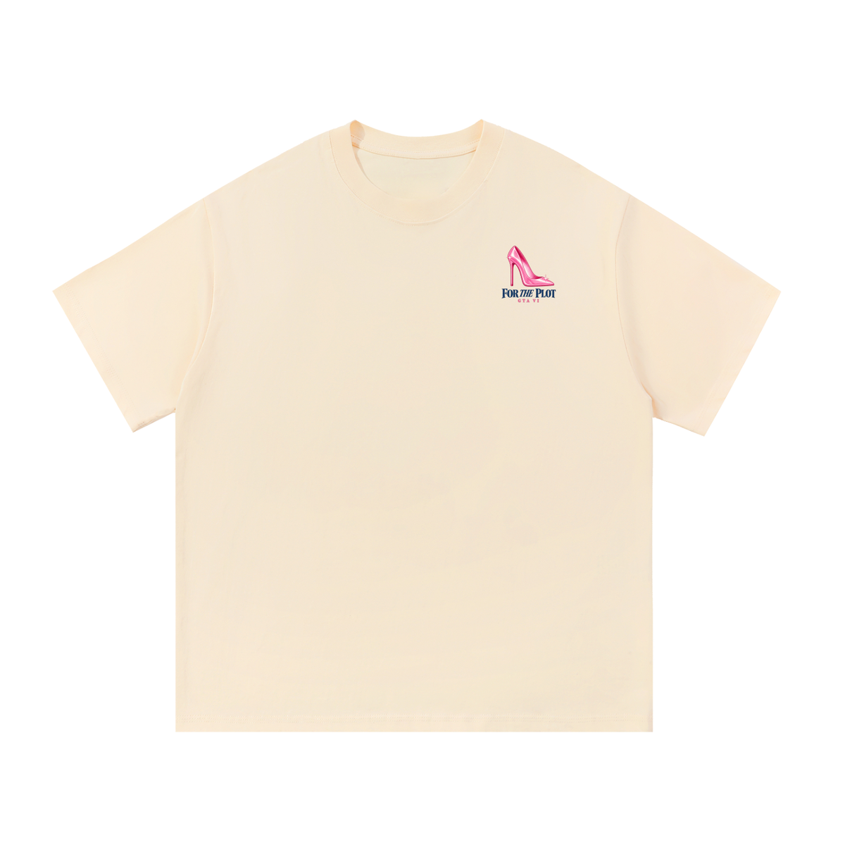 The Plot Tee - Apricot