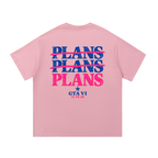 Plans Tee - Pink