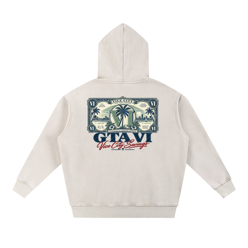 Banknote Oversized Hoodie - Mild Apricot