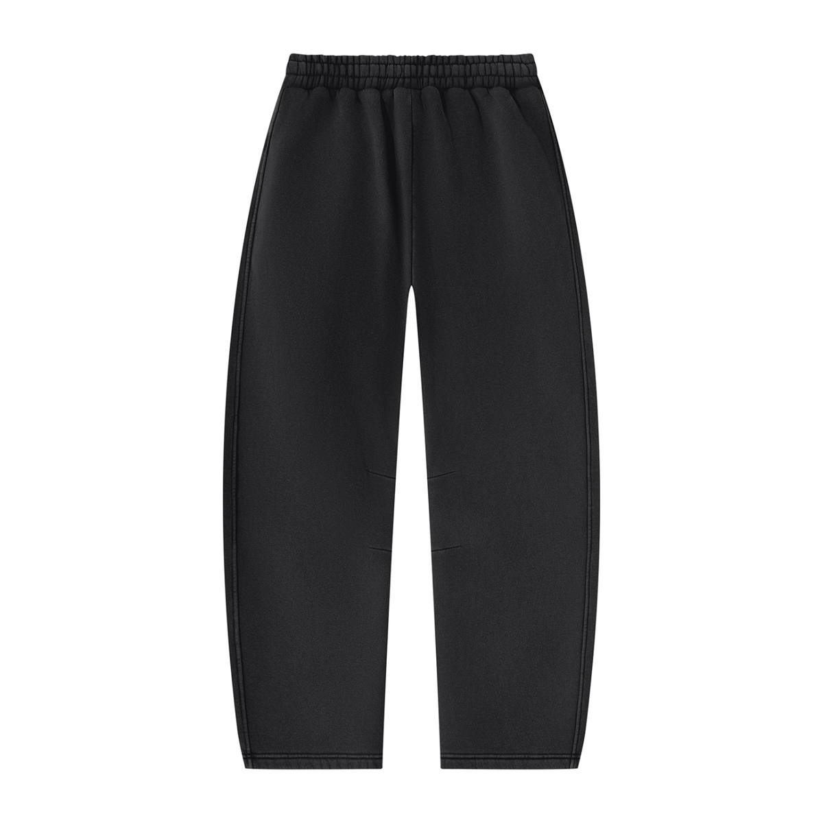 Pink Heel Sweatpants - Black