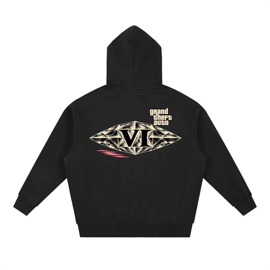 Essential Oversized Boxy Fit Fleece Hoodie