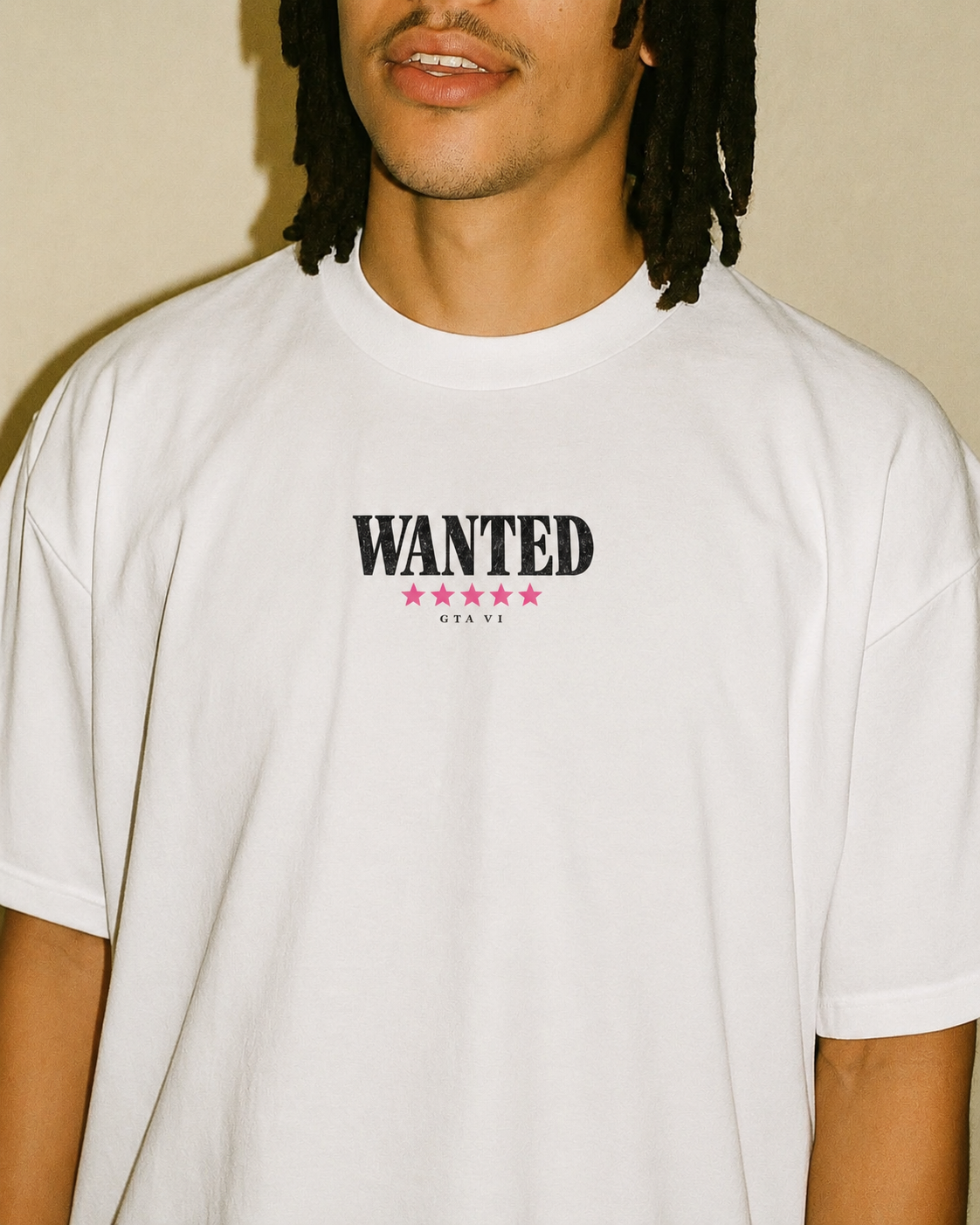 Wanted Tee - White