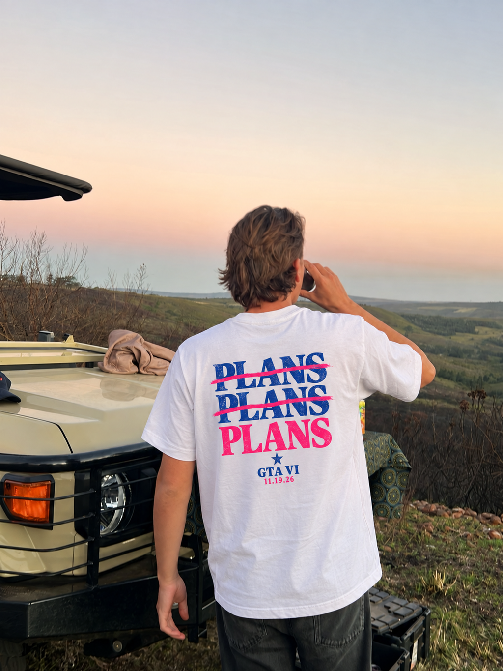 Plans Tee - White