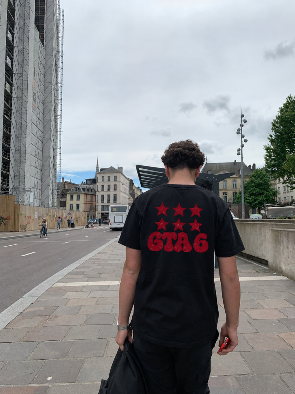 Six Star Tee - Black