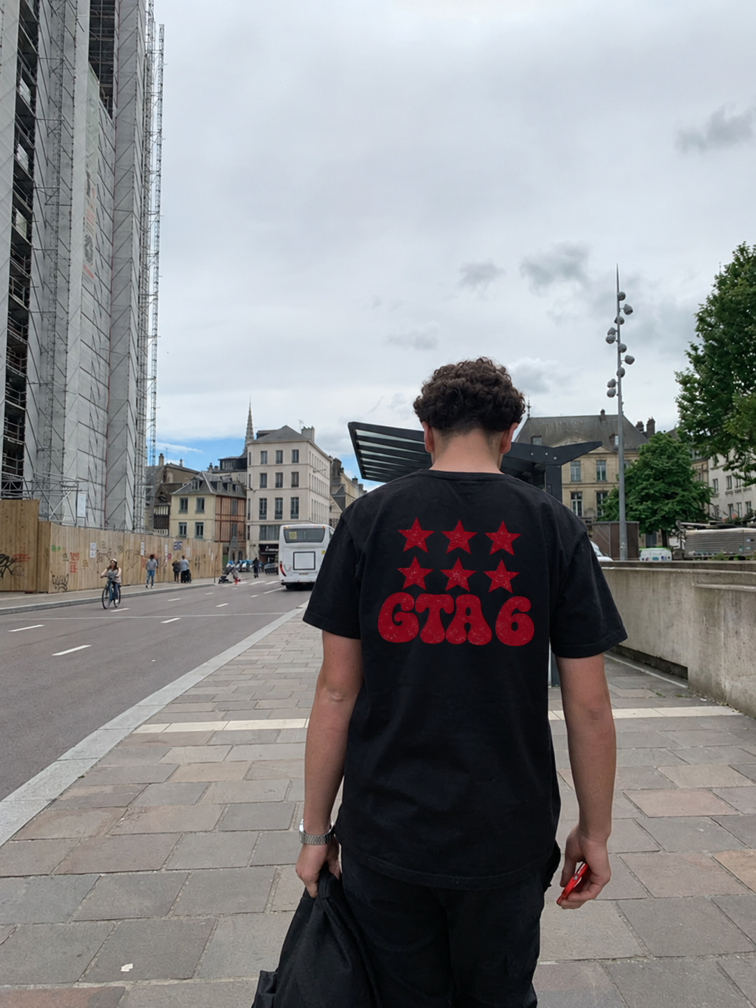 Six Star Tee - Black