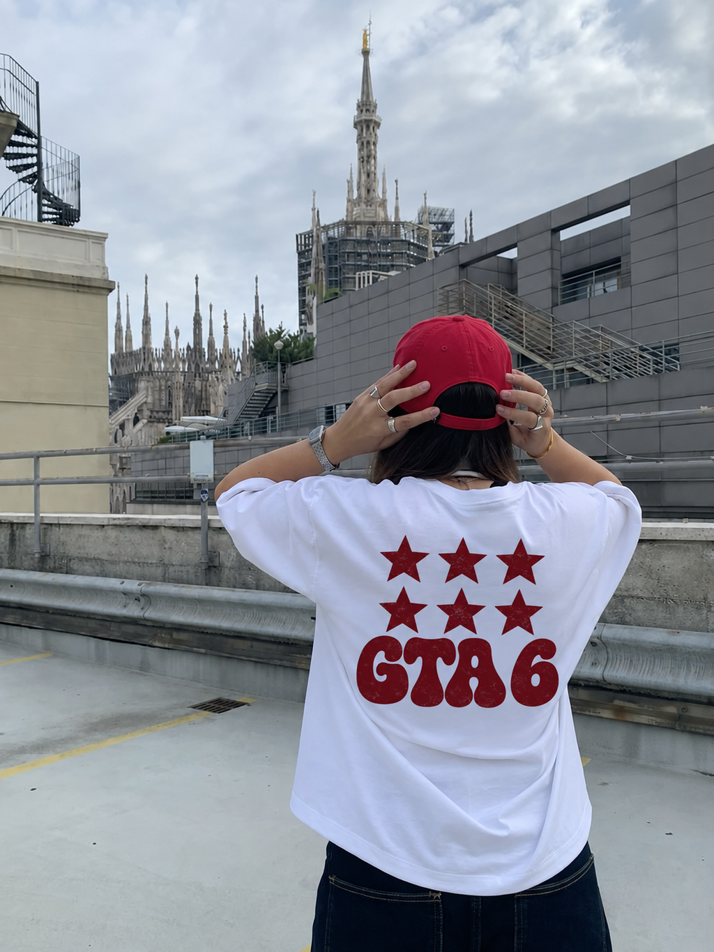 Six Star Tee - White