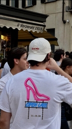 Open Late Tee - White