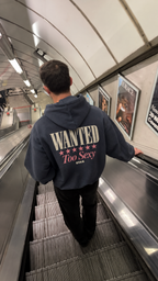 Too Sexy Oversized Hoodie - Navy Blue