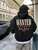 Too Sexy Oversized Hoodie - Black