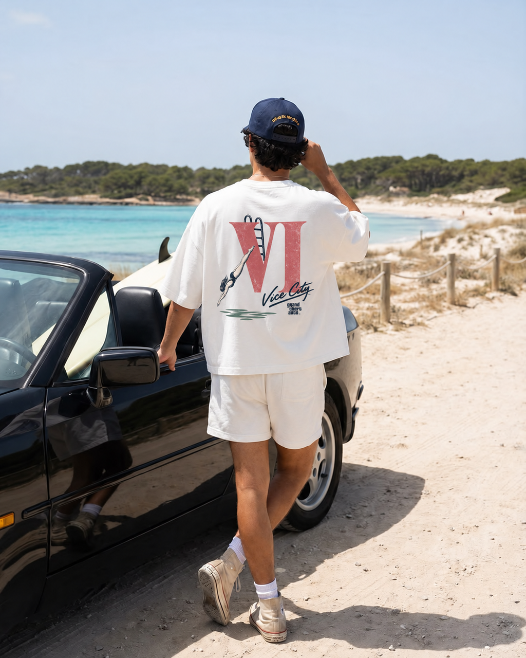 Poolside Tee - White