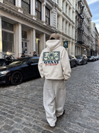 Banknote Oversized Hoodie - Mild Apricot
