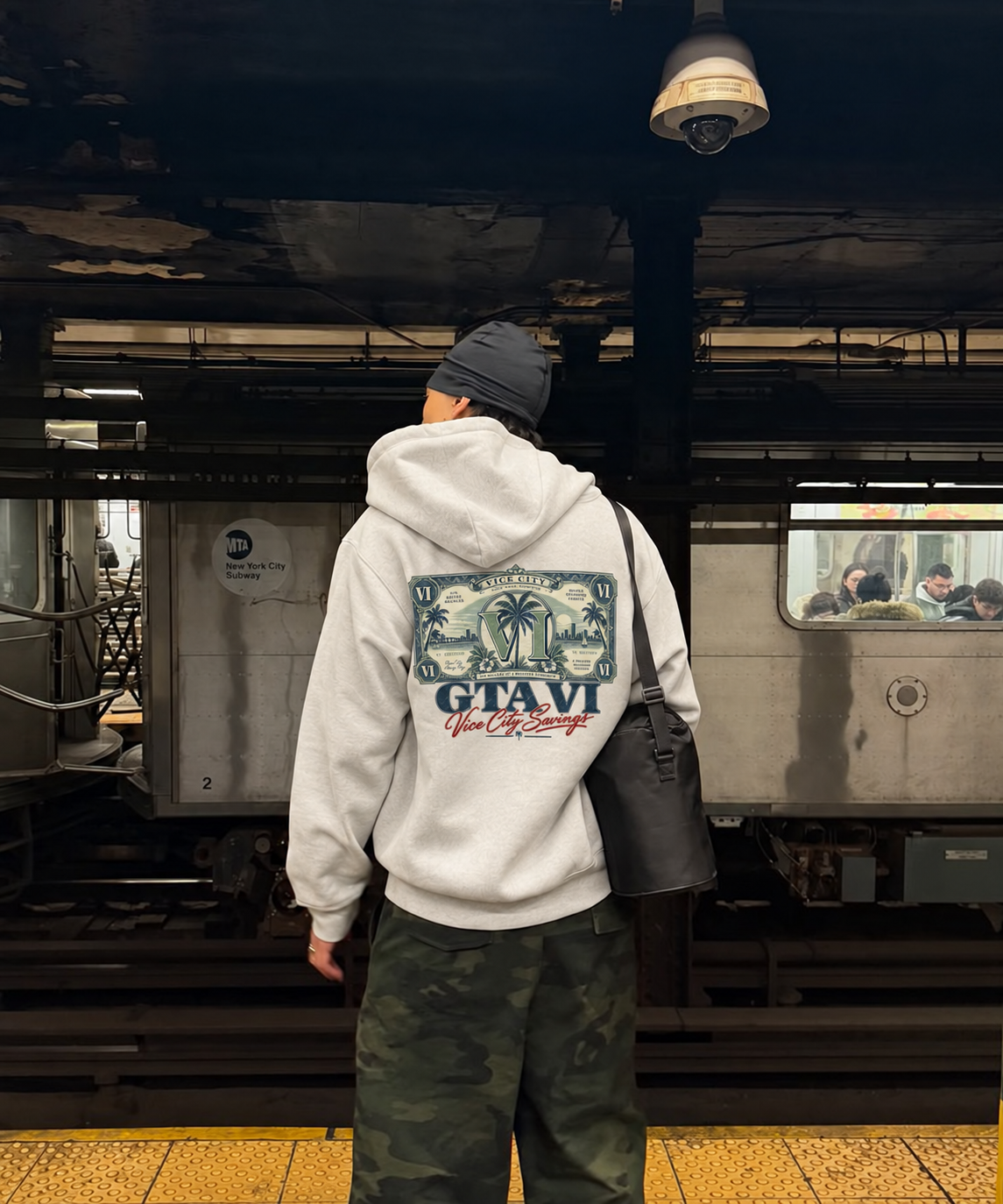 Banknote Oversized Hoodie - Mild Apricot