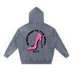 Everyone To The Spot Oversized Hoodie - Royal Blue