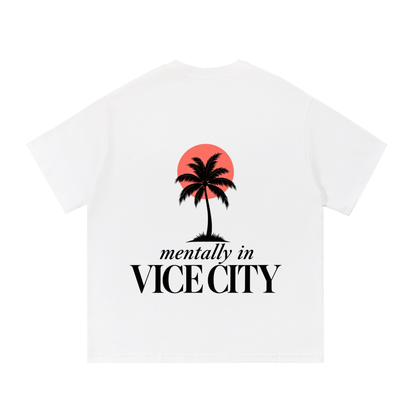 Palm Tee - White