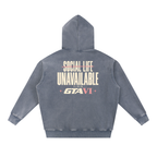 Social Life Oversized Hoodie - Royal Blue