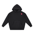 Six Star Oversized Hoodie - Black