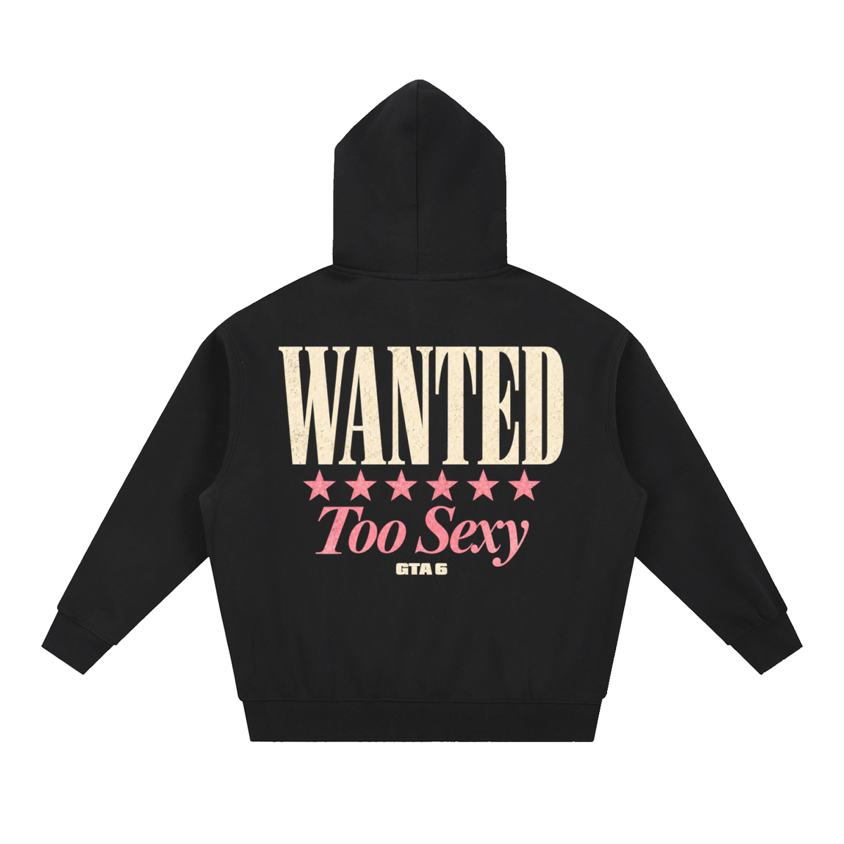 Too Sexy Oversized Hoodie - Black