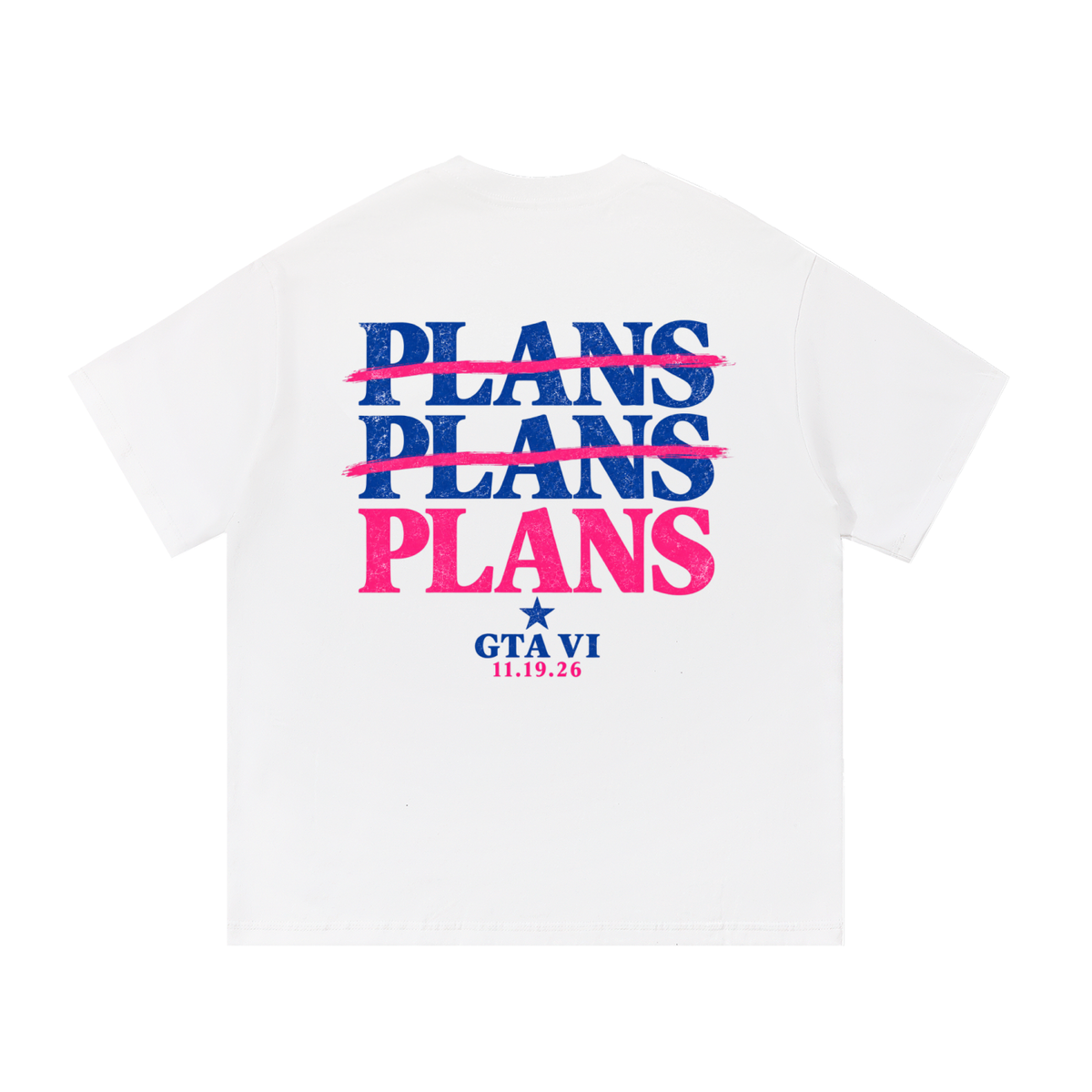 Plans Tee - White